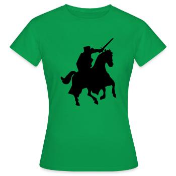 chevalier19 - Women's T-Shirt - kelly green - Front - AI Model Female 172 dark (172cm)