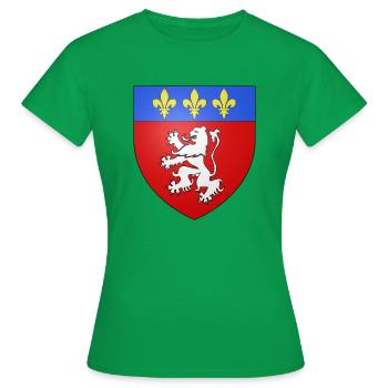 von Lyon Rhone - Frauen T-Shirt - Kelly Green - Vorne - AI Model Female 172 dark (172cm)