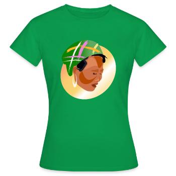 Femme asiatique - T-shirt Femme - vert - Devant - AI Model Female 172 dark (172cm)