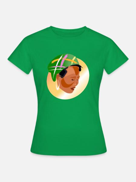 Asiatische Frau - Frauen T-Shirt - Kelly Green