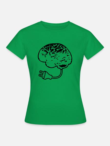 Brain Plug - Frauen T-Shirt - Kelly Green