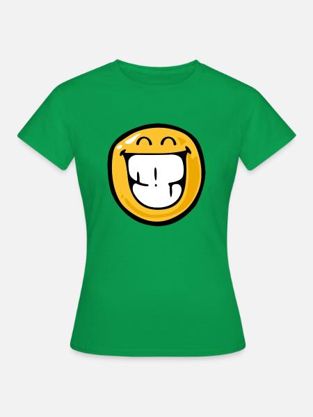 Smiley happy delight - Frauen T-Shirt - Kelly Green