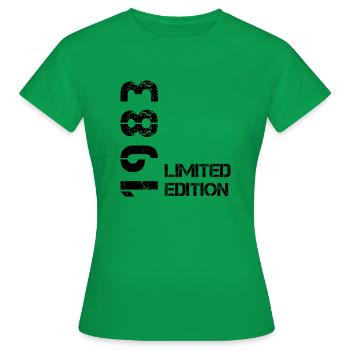 Runder 40. Geburtstag Geschenkidee - Frauen T-Shirt - Kelly Green - Vorne - AI Model Female 172 dark (172cm)