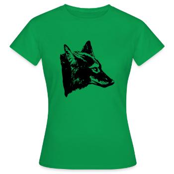 coyote - T-shirt Femme - vert - Devant - AI Model Female 172 dark (172cm)