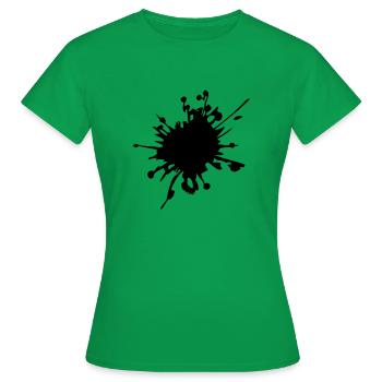 splash - Frauen T-Shirt - Kelly Green - Vorne - AI Model Female 172 dark (172cm)