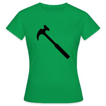 Hammer - Frauen T-Shirt - Kelly Green - Vorne - AI Model Female 172 dark (172cm)