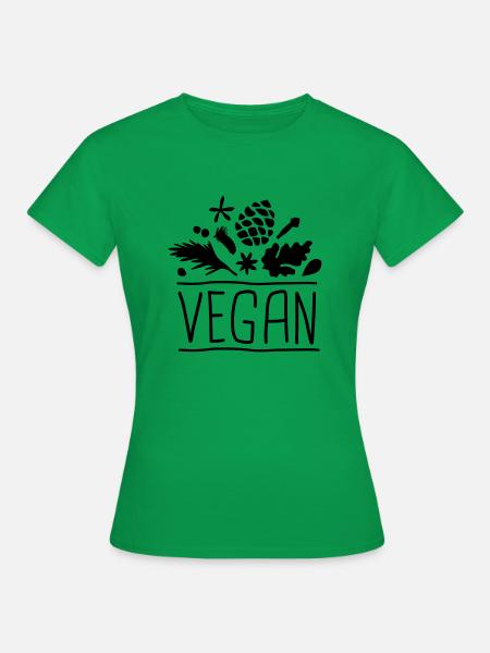 vegan - Frauen T-Shirt - Kelly Green