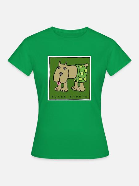 Boxershorts - Frauen T-Shirt - Kelly Green