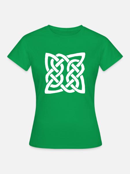 Keltischer Knoten - Frauen T-Shirt - Kelly Green
