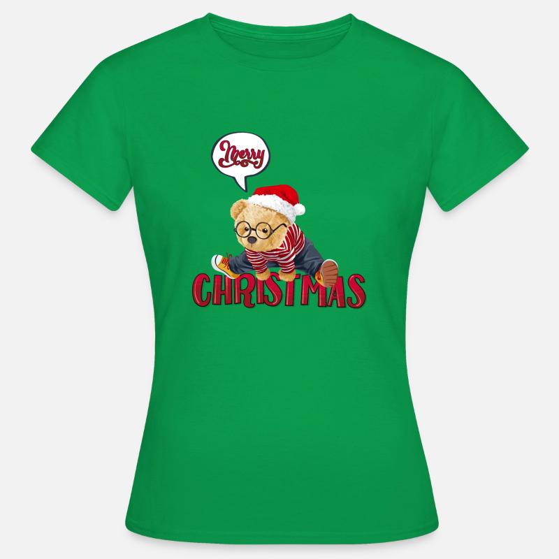 Merry christmas - Women's T-Shirt - kelly green