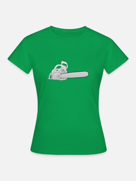 Kettensaege - Frauen T-Shirt - Kelly Green