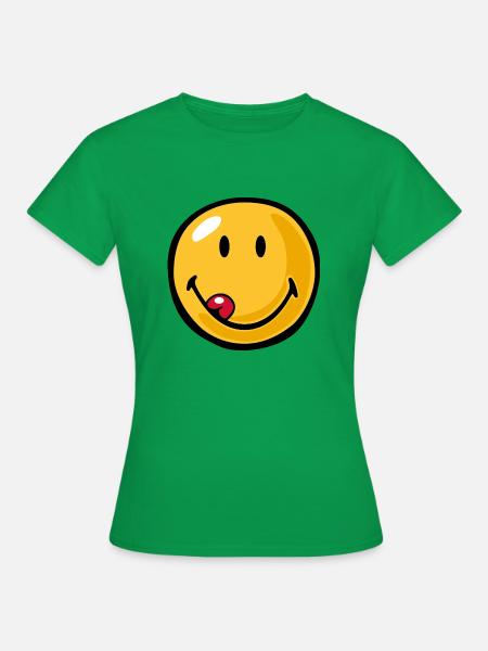 Smiley little lick - Frauen T-Shirt - Kelly Green