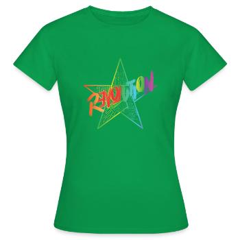 Revolution - Frauen T-Shirt - Kelly Green - Vorne - AI Model Female 172 dark (172cm)