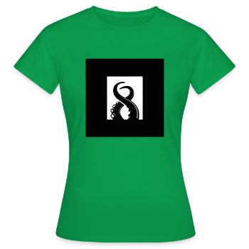 TENTACULE INFINI - T-shirt Femme - vert - Devant - AI Model Female 172 dark (172cm)