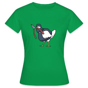 CS:GO CT Duck Defuse - Frauen T-Shirt - Kelly Green - Vorne - AI Model Female 172 dark (172cm)
