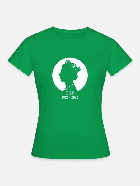 RIP KÖNIGIN - Frauen T-Shirt - Kelly Green