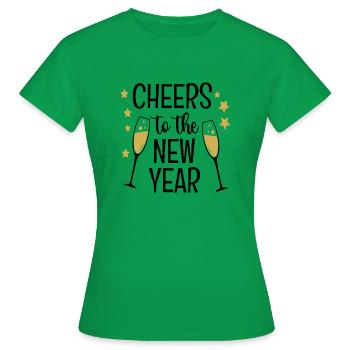 Vive la nouvelle année - T-shirt Femme - vert - Devant - AI Model Female 172 dark (172cm)