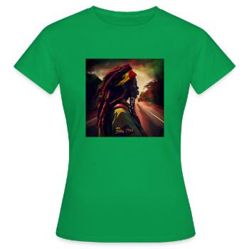Der Weg nach Zion - Frauen T-Shirt - Kelly Green - Vorne - AI Model Female 172 dark (172cm)