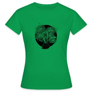 Bouquet de fleurs - T-shirt Femme - vert - Devant - AI Model Female 172 dark (172cm)