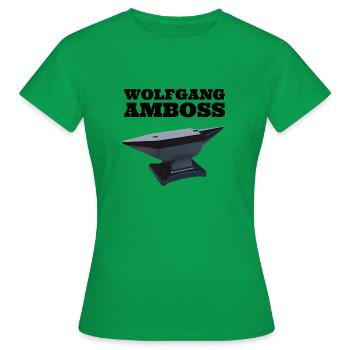 Wolfgang Amboss T shirt - Frauen T-Shirt - Kelly Green - Vorne - AI Model Female 172 dark (172cm)