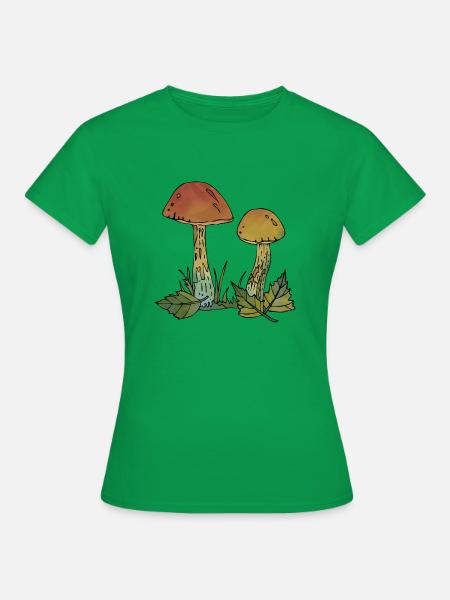 Pilze - Frauen T-Shirt - Kelly Green