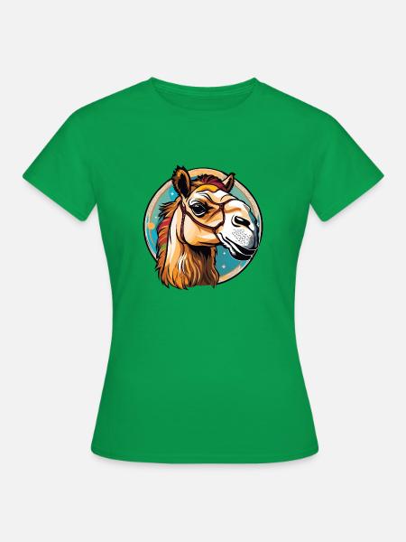 Kamel - Frauen T-Shirt - Kelly Green