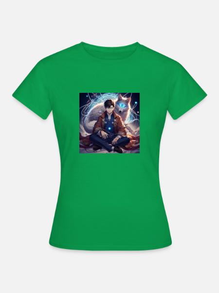 Celestial Dreams - Frauen T-Shirt - Kelly Green