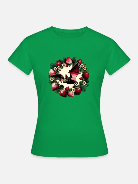 Fledermaus-Liebe - Frauen T-Shirt - Kelly Green