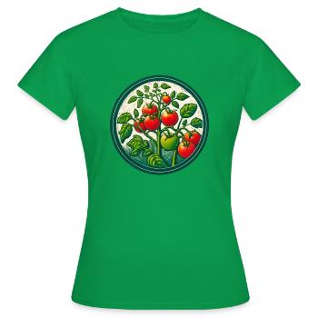 Jardiniers Tomates - T-shirt Femme - vert - Devant - AI Model Female 172 dark (172cm)