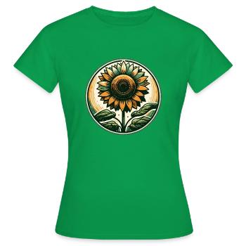 Tournesol - T-shirt Femme - vert - Devant - AI Model Female 172 dark (172cm)