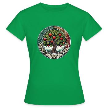 Apfelbaum - Frauen T-Shirt - Kelly Green - Vorne - AI Model Female 172 dark (172cm)