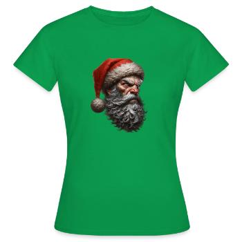 Bad Santa – Anti-héros des Fêtes sombres - T-shirt Femme - vert - Devant - AI Model Female 172 dark (172cm)