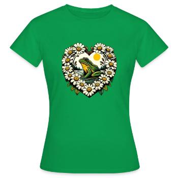 Lac Froggy - T-shirt Femme - vert - Devant - AI Model Female 172 dark (172cm)