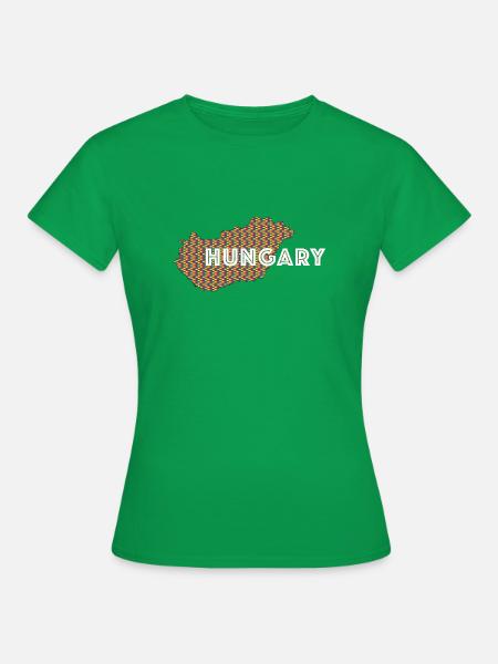 Ungarn Stolz - Frauen T-Shirt - Kelly Green