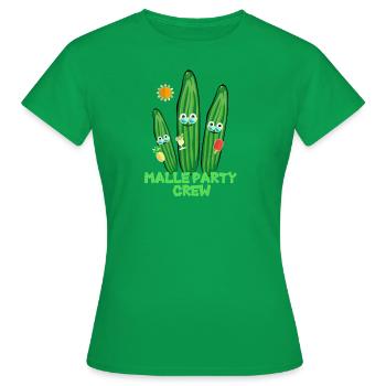 famille du concombre,concombre,concombre,centre commercial, Majorque - T-shirt Femme - vert - Devant - AI Model Female 172 dark (172cm)
