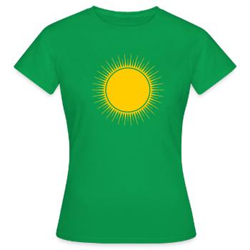 Soleil - T-shirt Femme - vert - Devant - AI Model Female 172 dark (172cm)