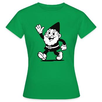 nain de jardin - T-shirt Femme - vert - Devant - AI Model Female 172 dark (172cm)