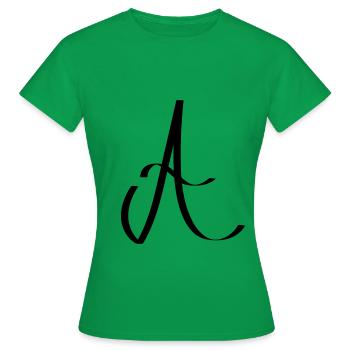 A - T-shirt Femme - vert - Devant - AI Model Female 172 dark (172cm)