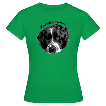 Karakatschan - le chien de garde de troupeau bulgare - T-shirt Femme - vert - Devant - AI Model Female 172 dark (172cm)