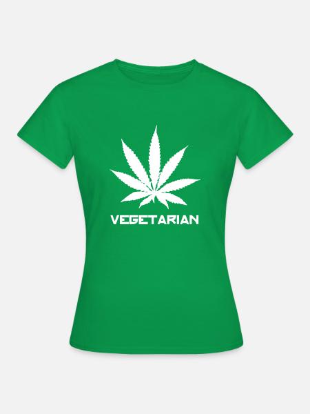 vegetarian - Frauen T-Shirt - Kelly Green