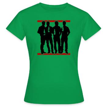 Enterrement de vie de garçon Célébration de l’enterrement de vie de garçon - T-shirt Femme - vert - Devant - AI Model Female 172 dark (172cm)