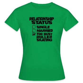 status roller skating - Frauen T-Shirt - Kelly Green - Vorne - AI Model Female 172 dark (172cm)