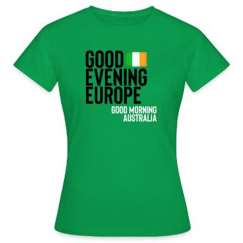 eurovision - Women's T-Shirt - kelly green - Front - AI Model Female 172 dark (172cm)