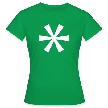 Sternchen - Frauen T-Shirt - Kelly Green - Vorne - AI Model Female 172 dark (172cm)