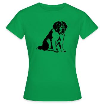 Bernhardiner - Frauen T-Shirt - Kelly Green - Vorne - AI Model Female 172 dark (172cm)