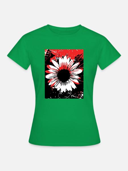 Sonnenblume - Frauen T-Shirt - Kelly Green
