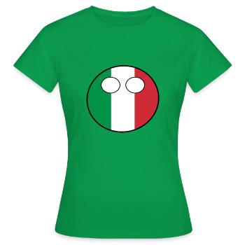 Countryball Country Home Italy - Women's T-Shirt - kelly green - Front - AI Model Female 172 dark (172cm)