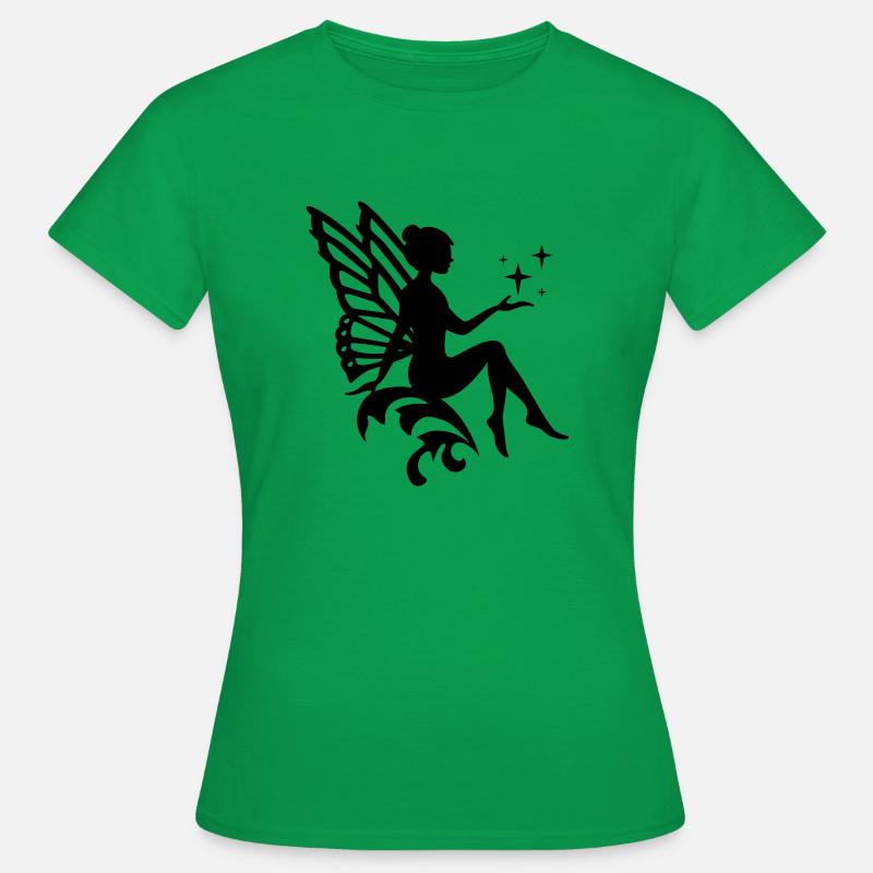 Fée dans votre couleur préférée - T-shirt Femme - vert