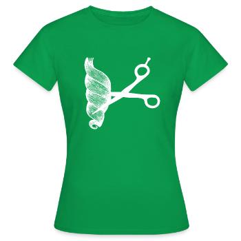 Zopf ab - Frauen T-Shirt - Kelly Green - Vorne - AI Model Female 172 dark (172cm)