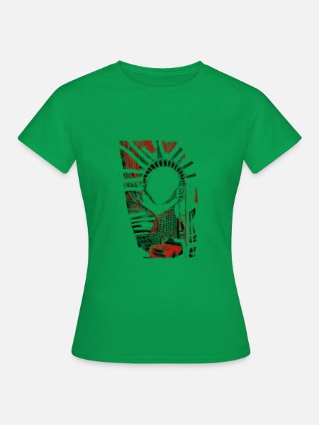 Freiheitsstatue NYC - Frauen T-Shirt - Kelly Green